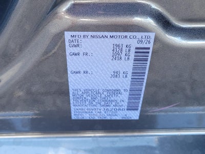 2026 Nissan Altima SV FWD