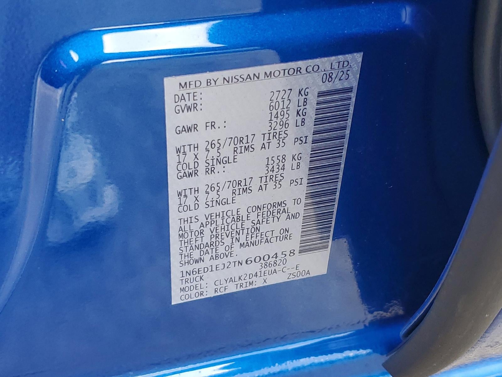 2026 Nissan Frontier Crew Cab 4x2 PRO-X