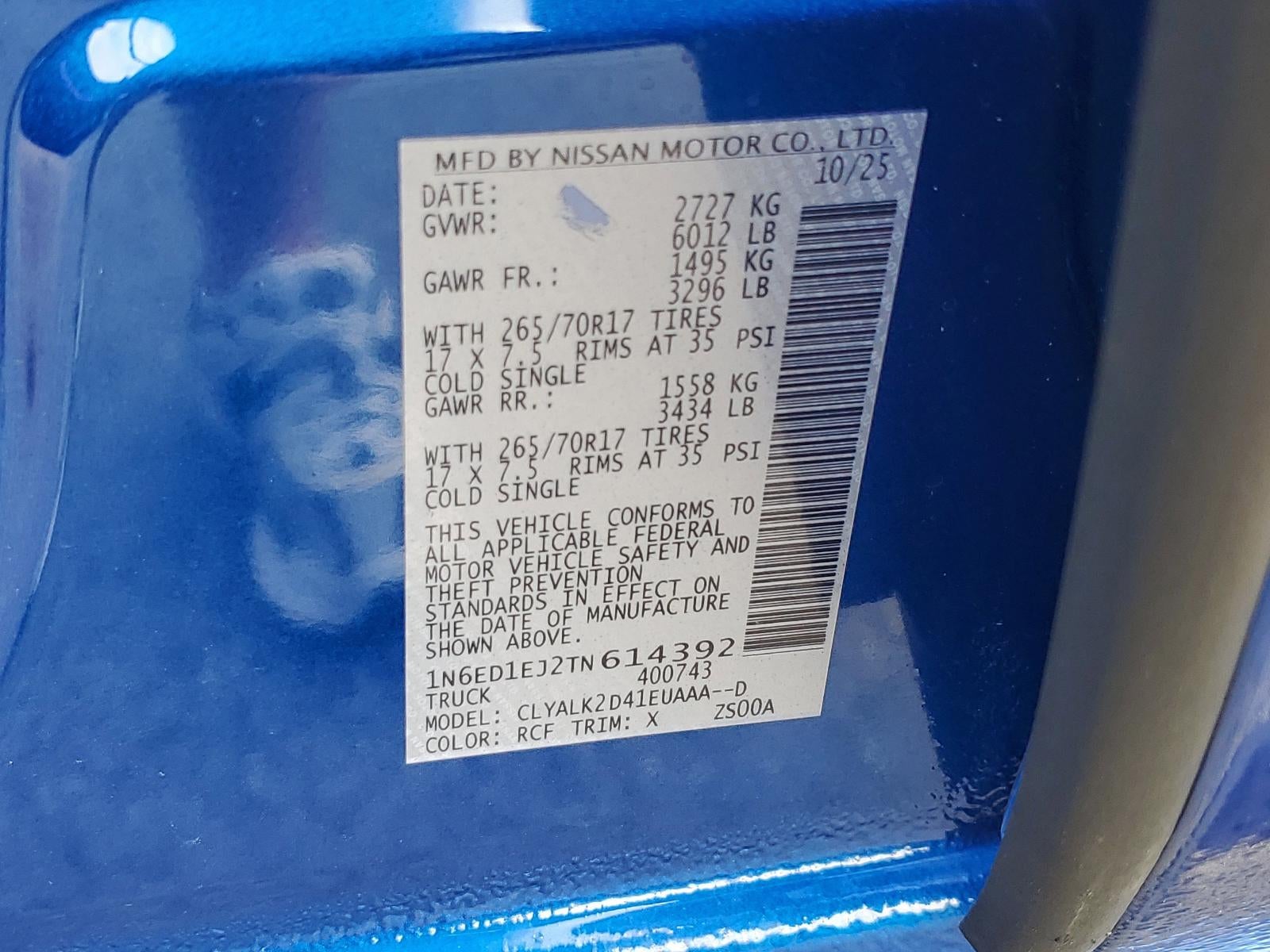 2026 Nissan Frontier Crew Cab 4x2 PRO-X