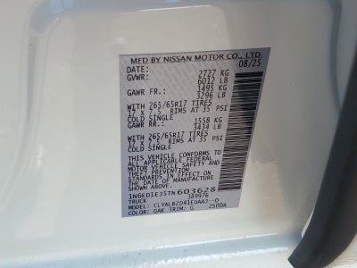 2026 Nissan Frontier Crew Cab 4x2 SV