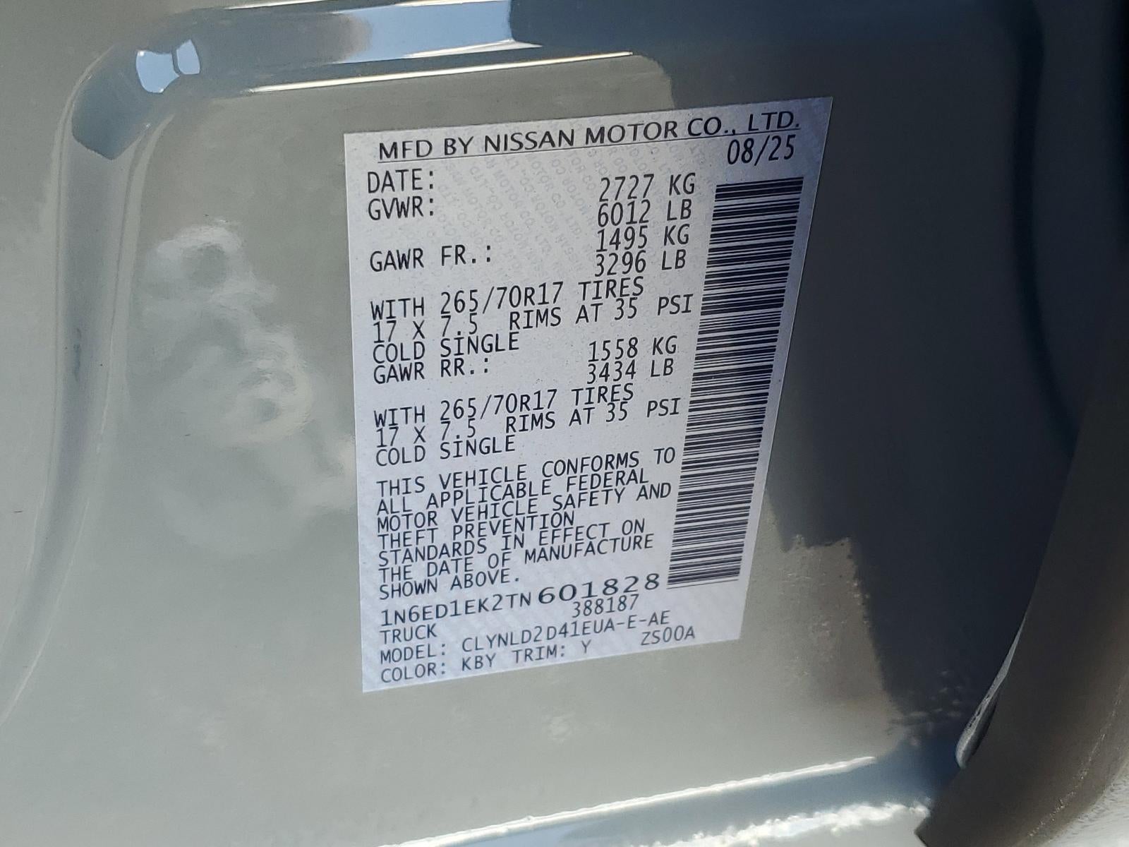 2026 Nissan Frontier Crew Cab 4x4 PRO-4X