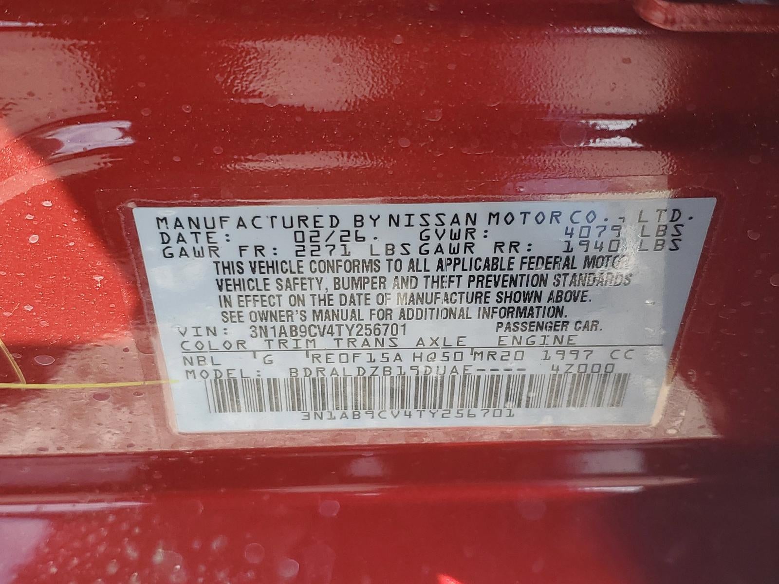 2026 Nissan Sentra SV Sedan