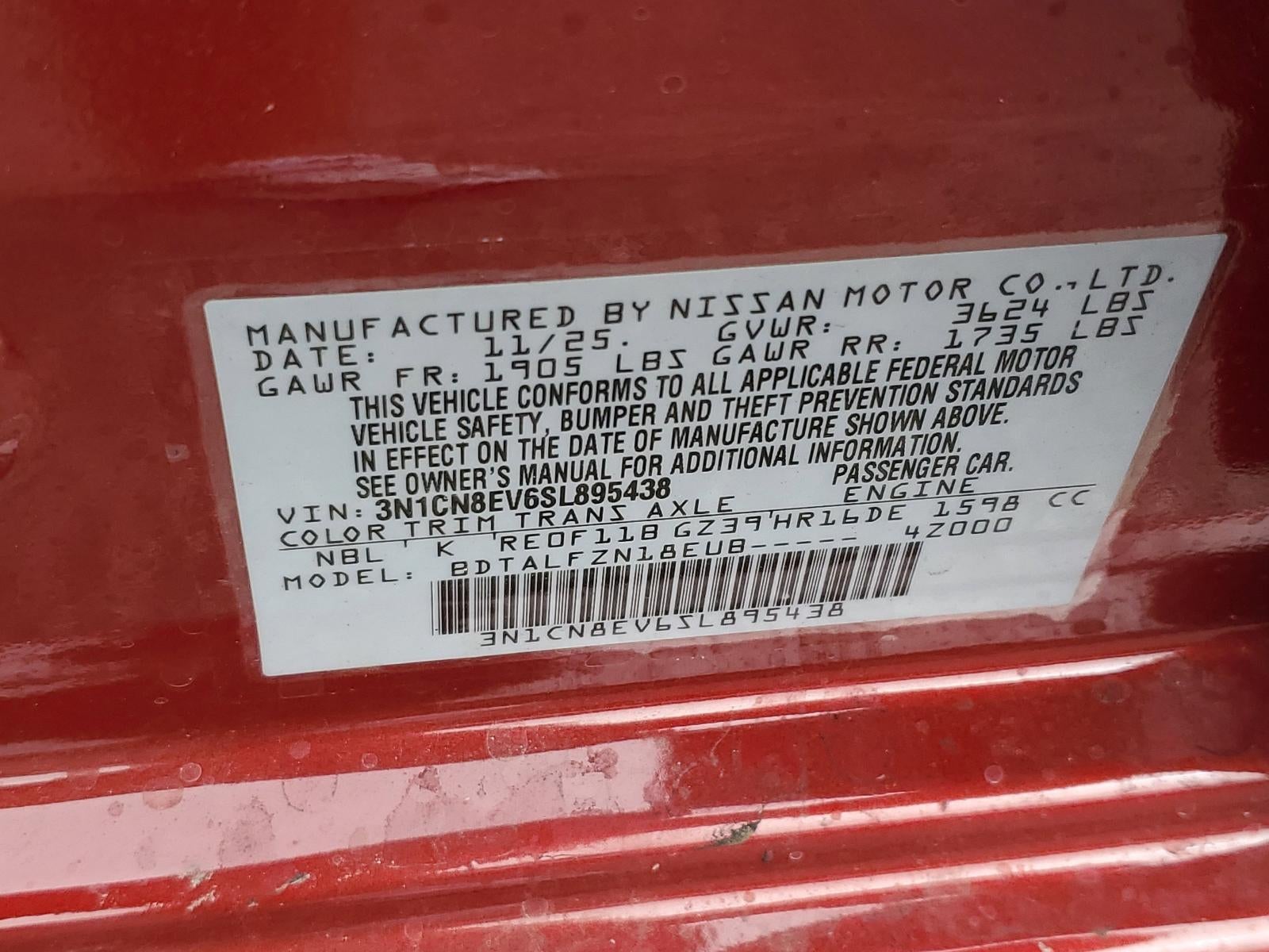 2025 Nissan Versa SV CVT