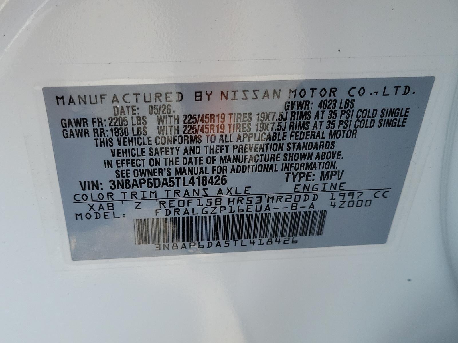 2026 Nissan Kicks SR FWD