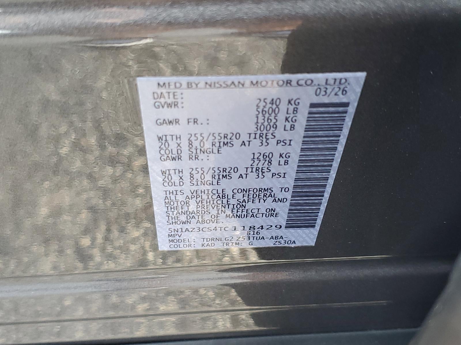 2026 Nissan Murano AWD SL