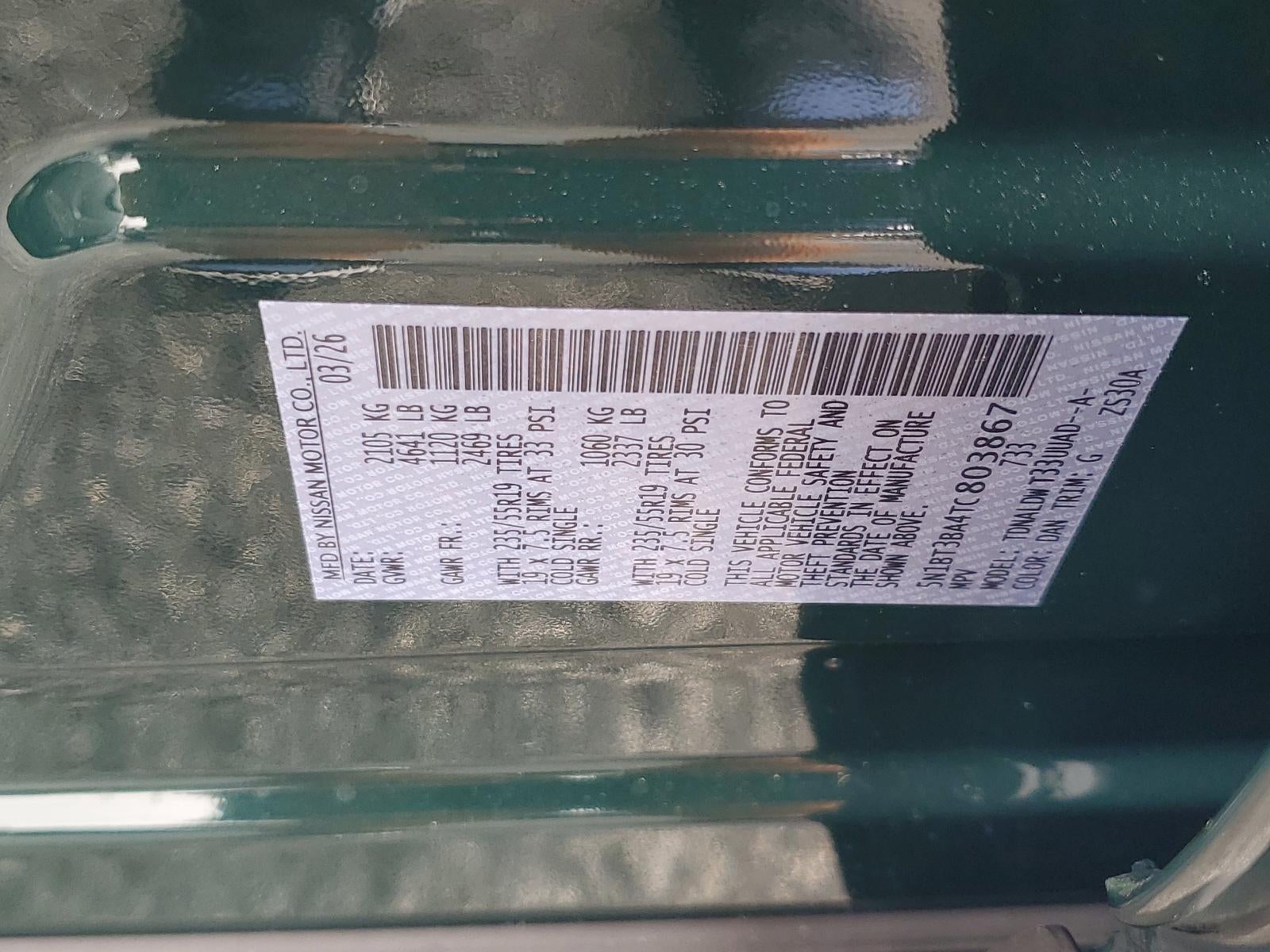 2026 Nissan Rogue 2026.5 FWD Dark Armor