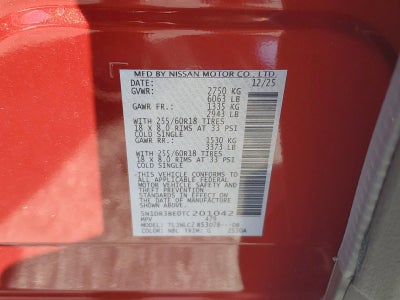 2026 Nissan Pathfinder SV 4WD