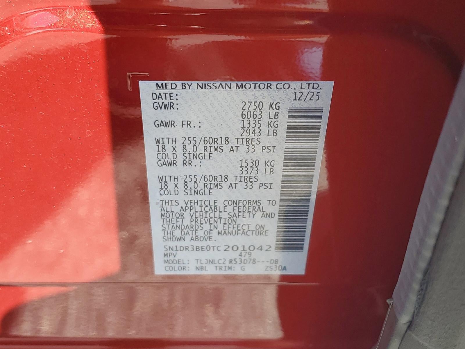 2026 Nissan Pathfinder SV 4WD