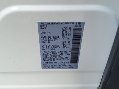 2026 Nissan Pathfinder SV 4WD