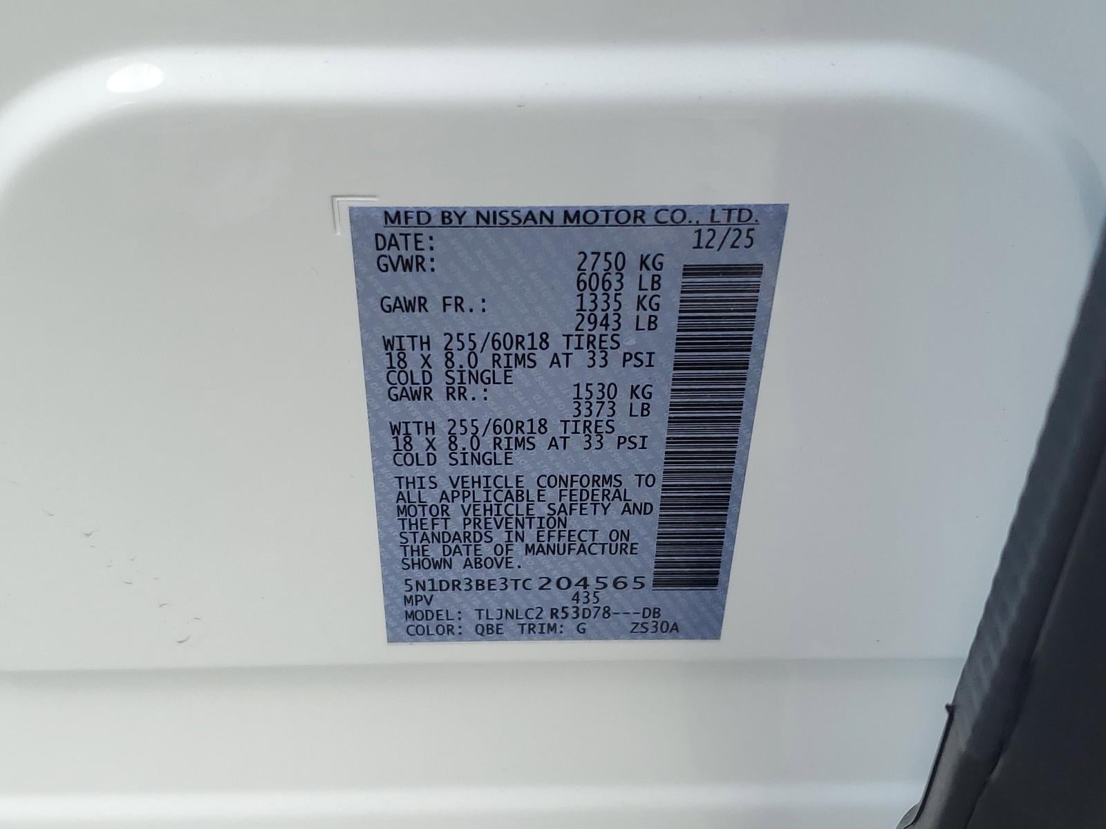 2026 Nissan Pathfinder SV 4WD