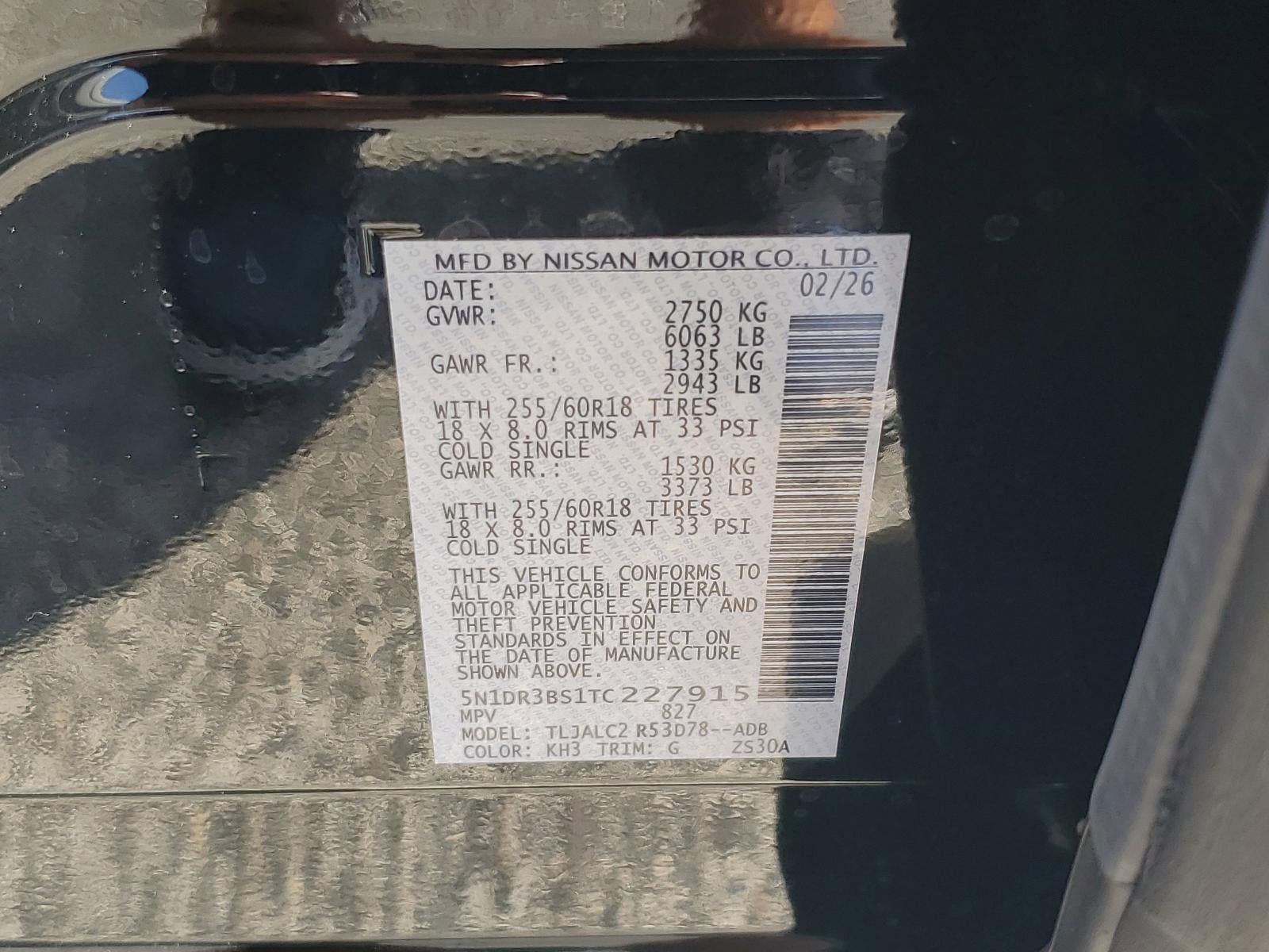 2026 Nissan Pathfinder SV 2WD