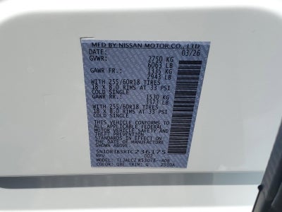 2026 Nissan Pathfinder SV 2WD