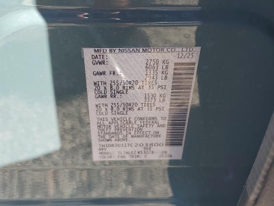 2026 Nissan Pathfinder Platinum 4WD