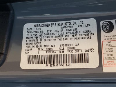 2026 Nissan Z Sport Manual