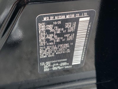 2026 Nissan Armada 4x2 SV