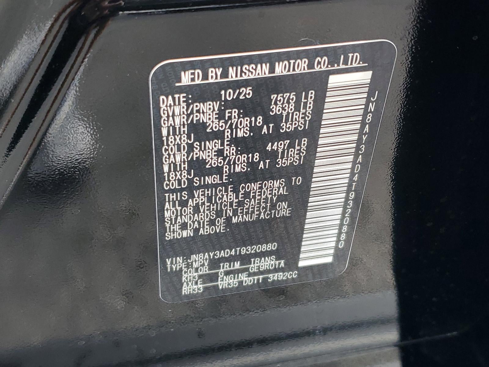 2026 Nissan Armada 4x2 SV