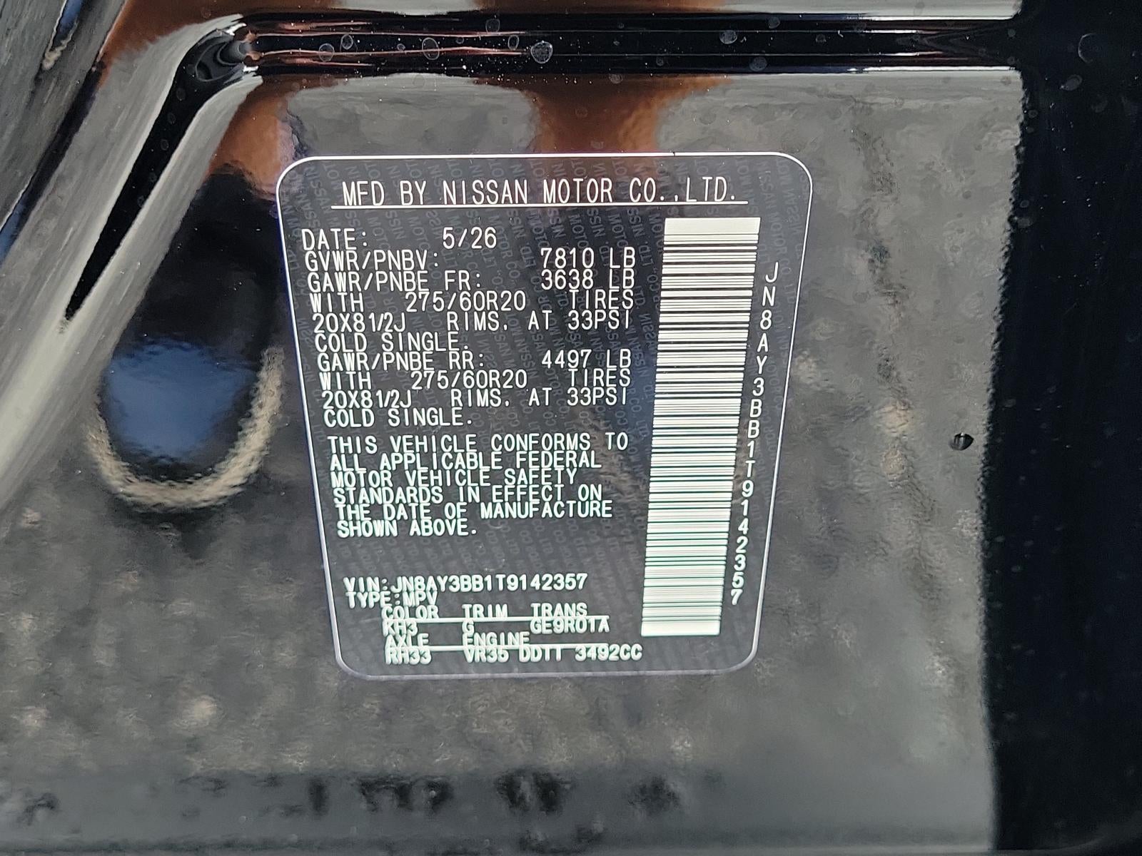2026 Nissan Armada 4x4 SL