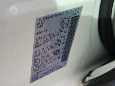 2025 Nissan Frontier Crew Cab 4x2 SV