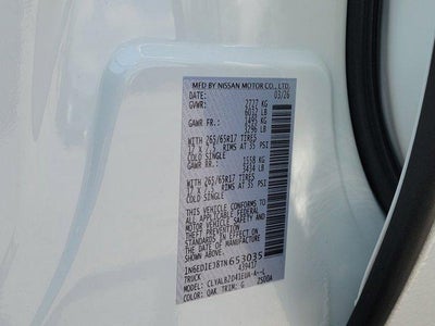 2026 Nissan Frontier Crew Cab 4x2 SV