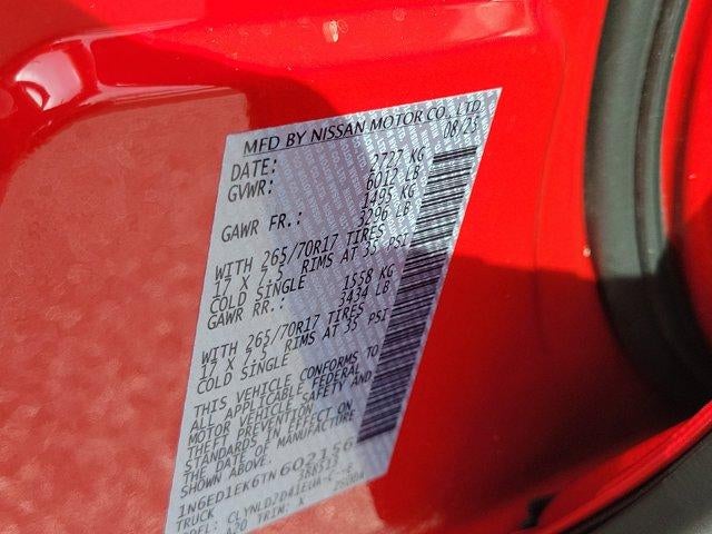 2026 Nissan Frontier Crew Cab 4x4 PRO-4X