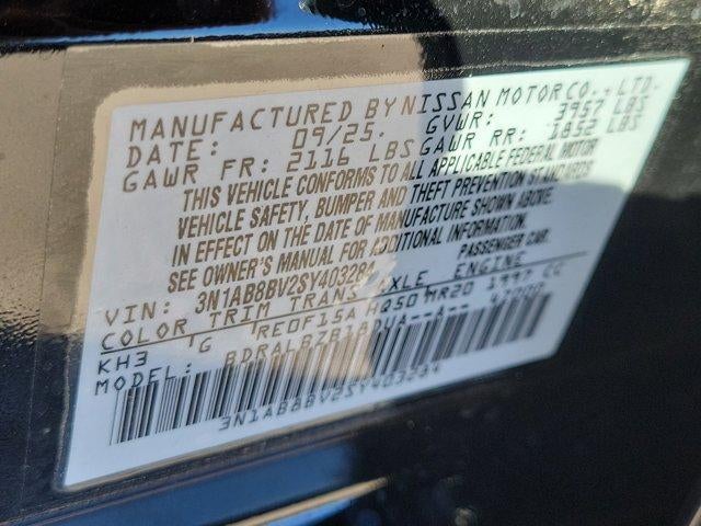 2025 Nissan Sentra S CVT