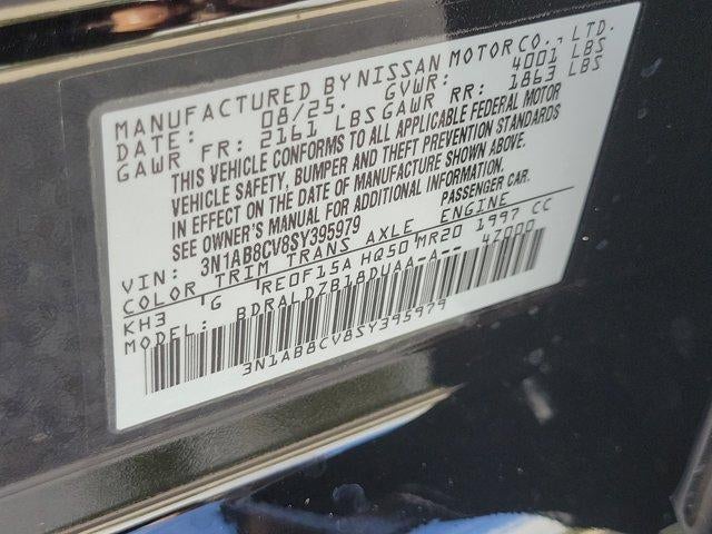 2025 Nissan Sentra SV CVT