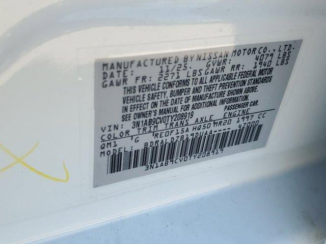 2026 Nissan Sentra SV Sedan