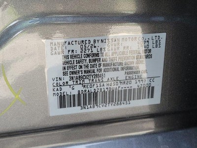 2026 Nissan Sentra SV Sedan