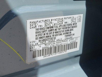 2026 Nissan Sentra SV Sedan