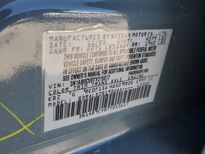 2026 Nissan Sentra SV Sedan