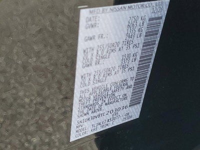 2026 Nissan Pathfinder Platinum 2WD