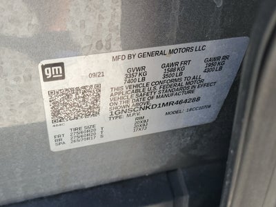2021 Chevrolet Tahoe LT