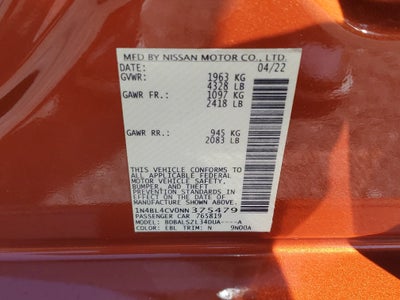 2022 Nissan Altima 2.5 SR