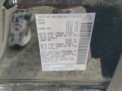 2024 Nissan Frontier SV