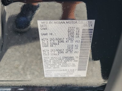 2025 Nissan Frontier SV
