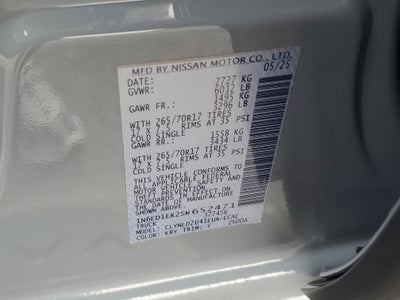 2025 Nissan Frontier PRO-4X