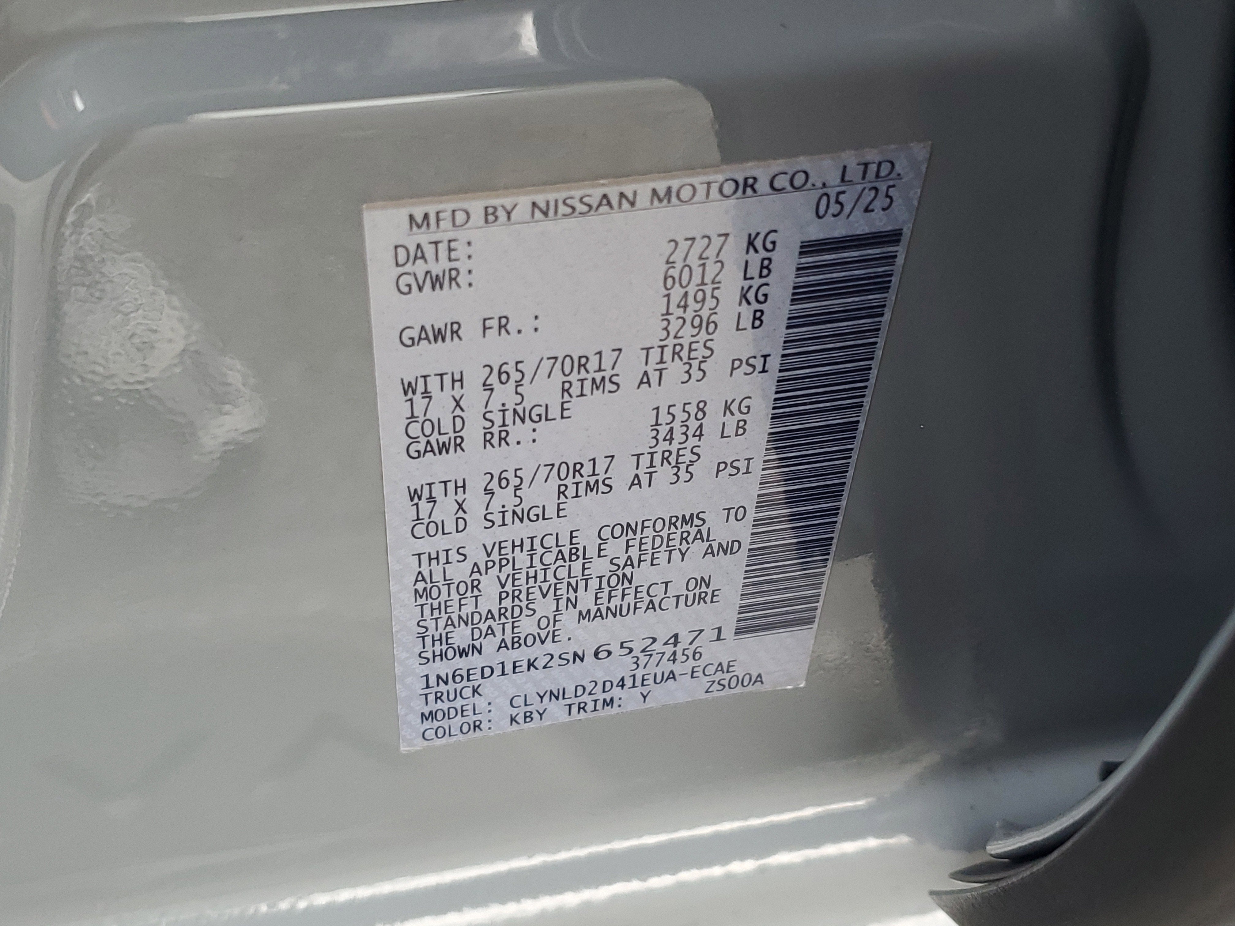 2025 Nissan Frontier PRO-4X