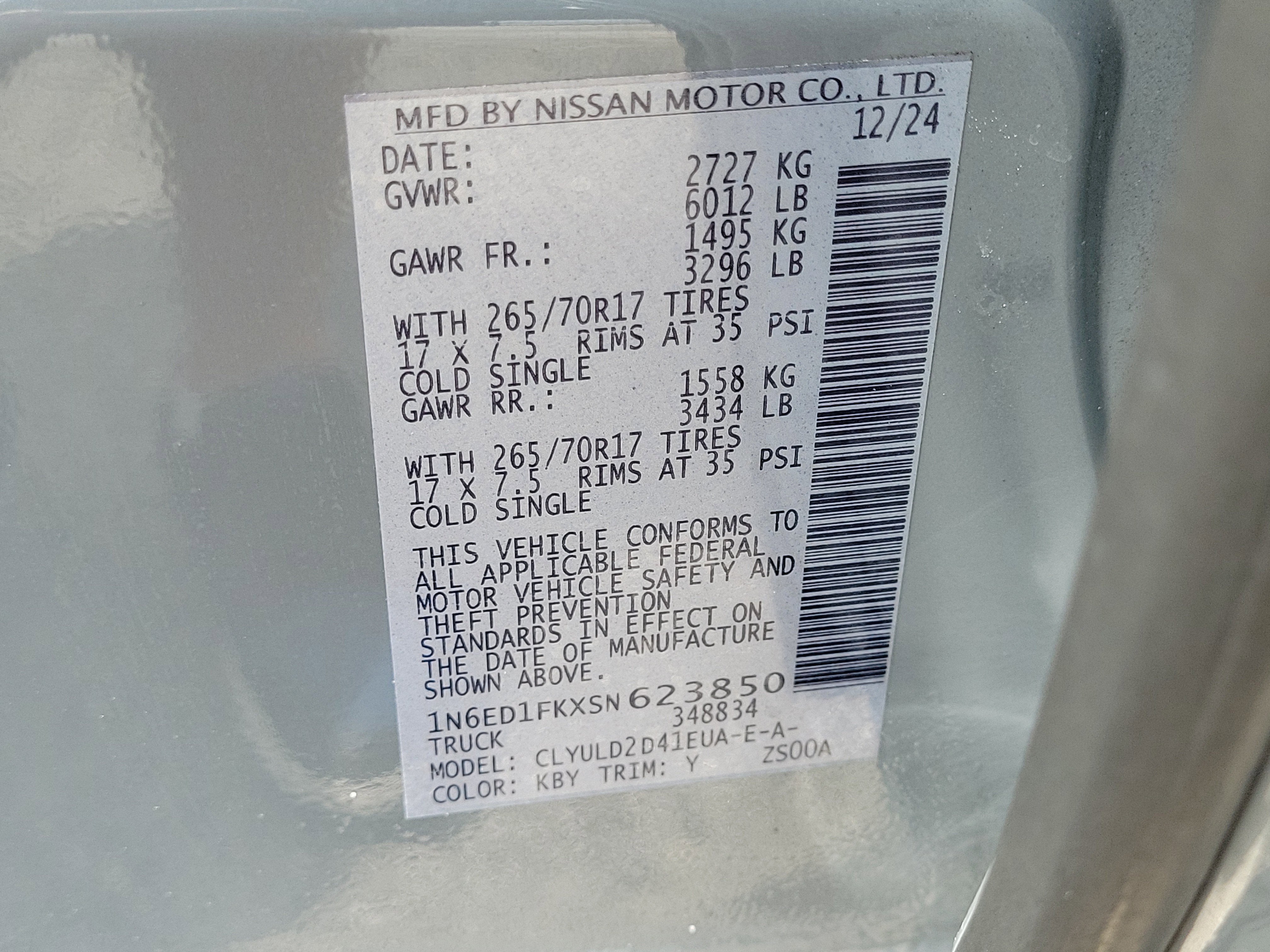 2025 Nissan Frontier PRO-4X