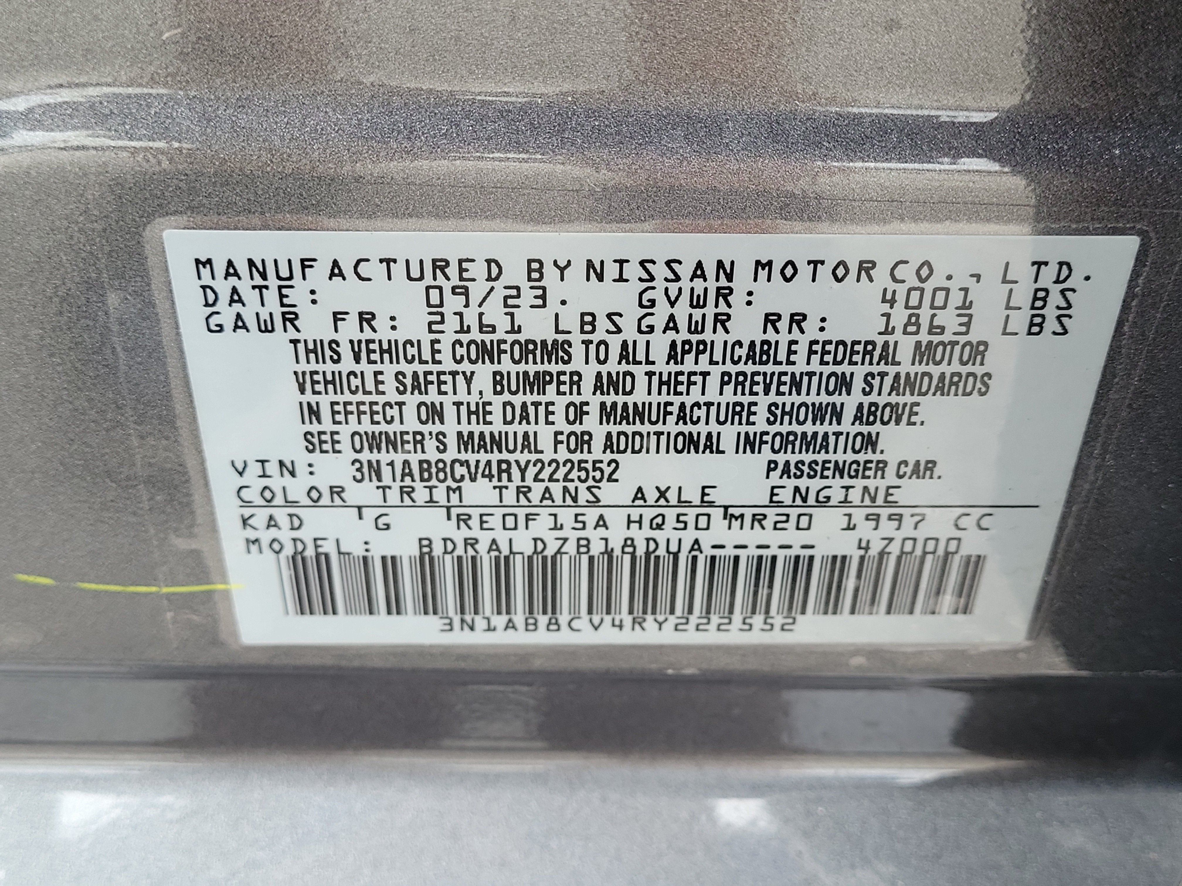 2024 Nissan Sentra SV