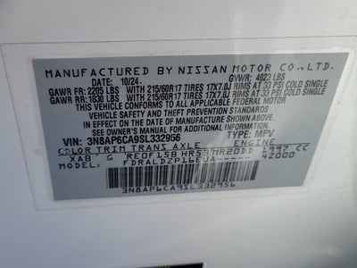 2025 Nissan Kicks SV
