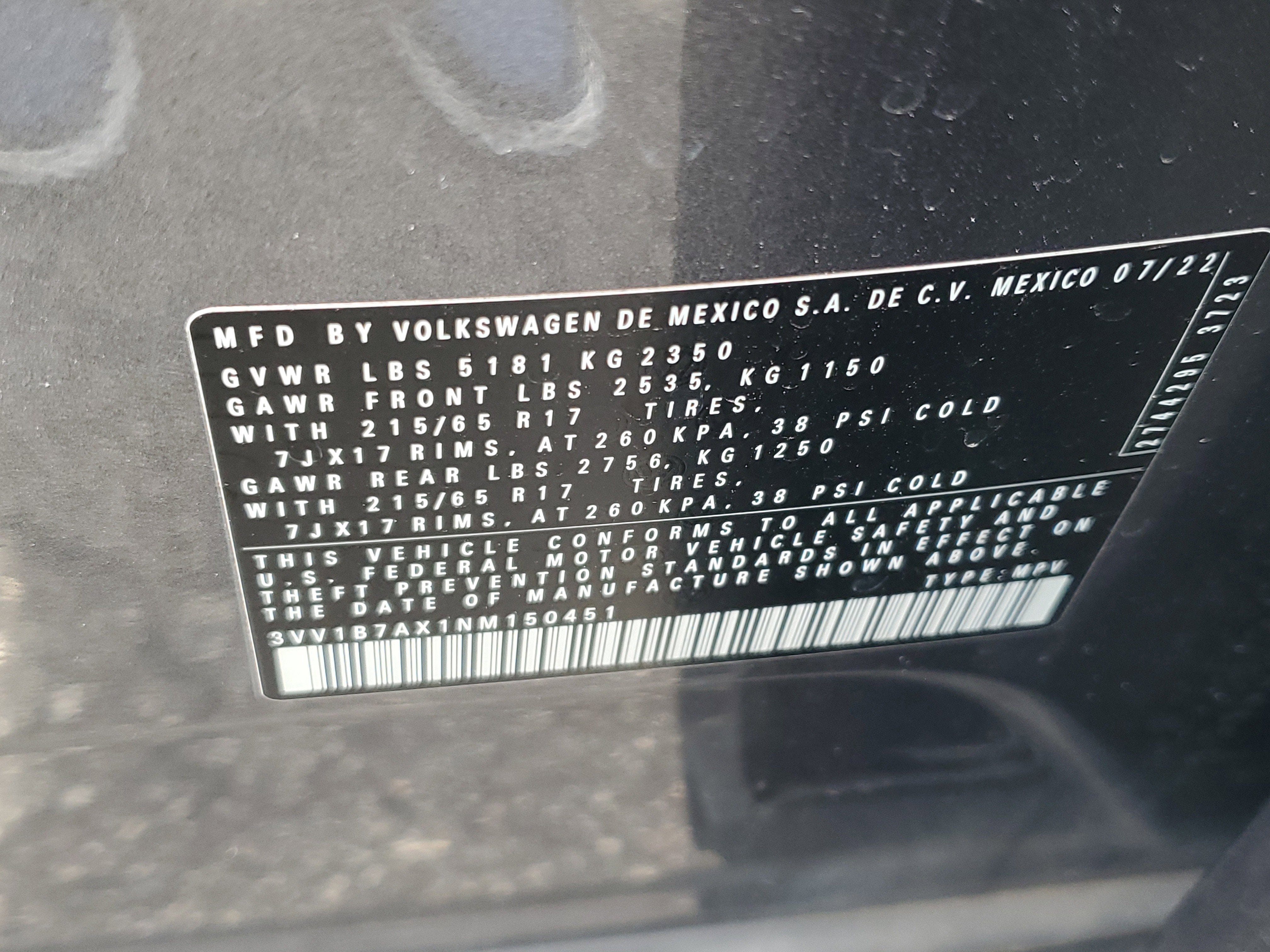 2022 Volkswagen Tiguan S