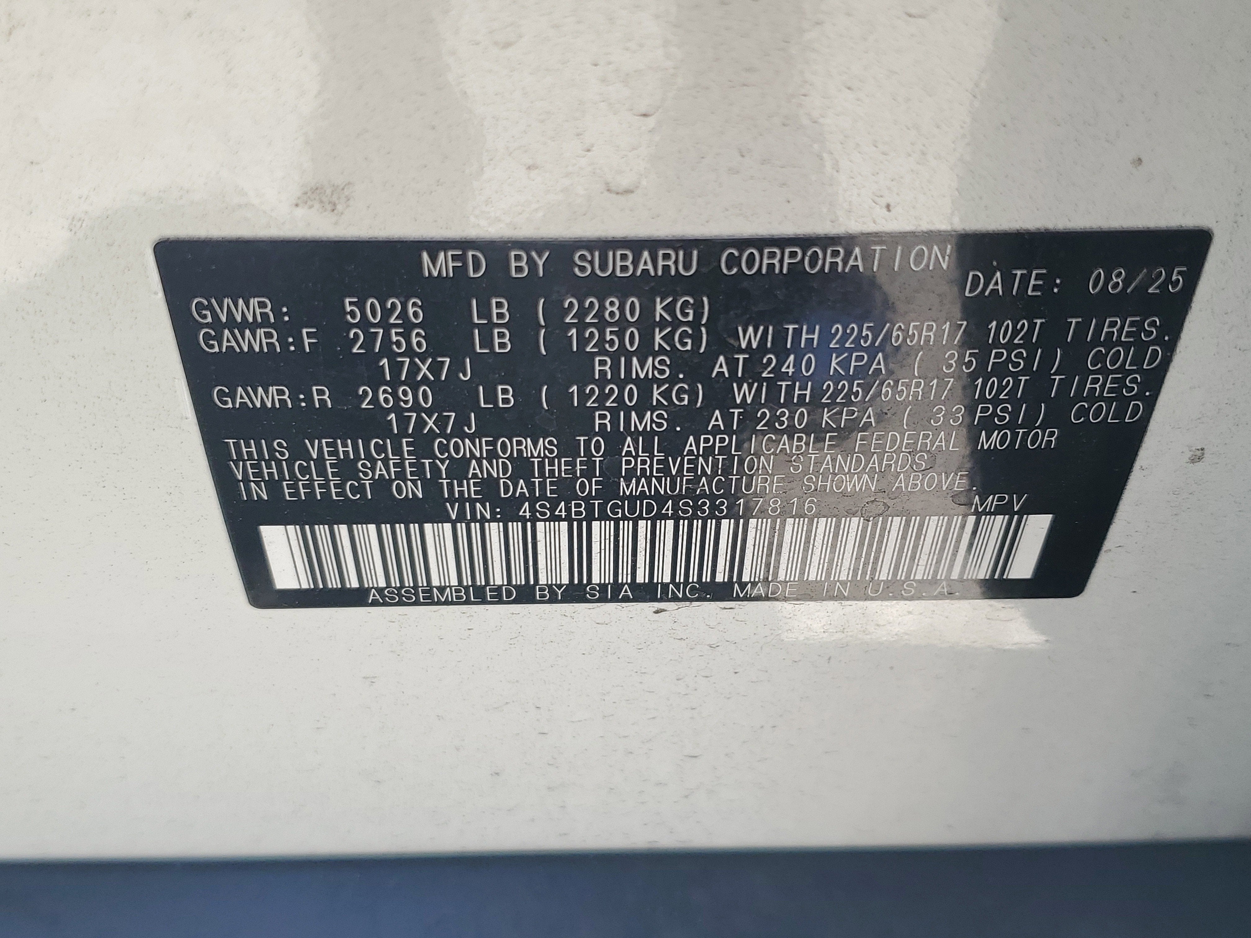 2025 Subaru Outback Wilderness