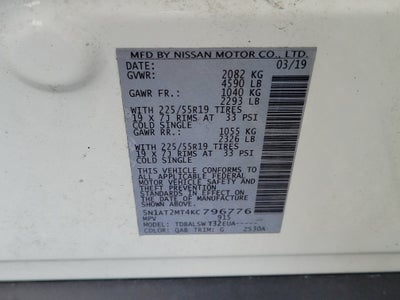2019 Nissan Rogue SL
