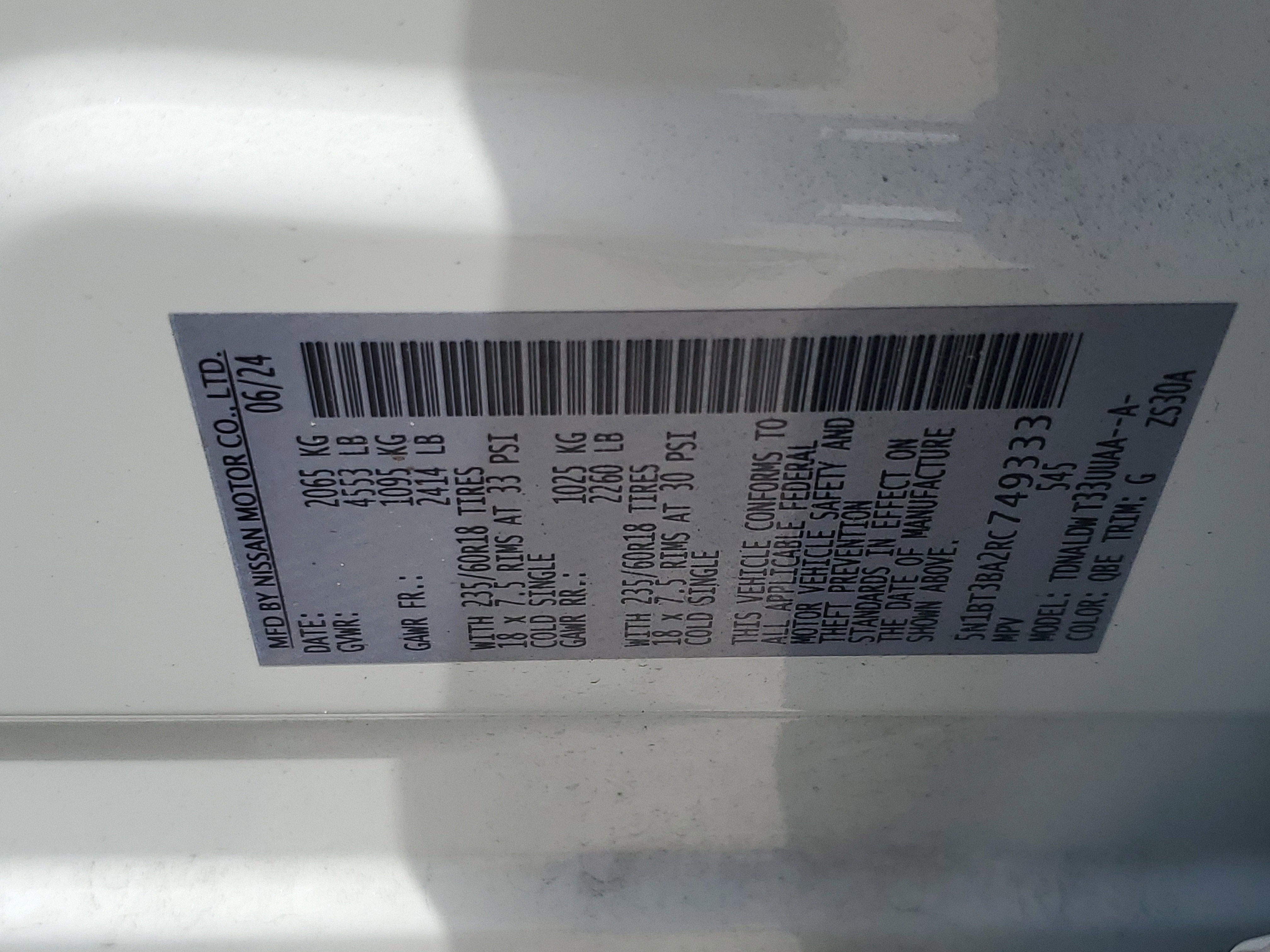 2024 Nissan Rogue SV