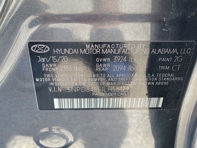 2020 Hyundai Elantra SEL