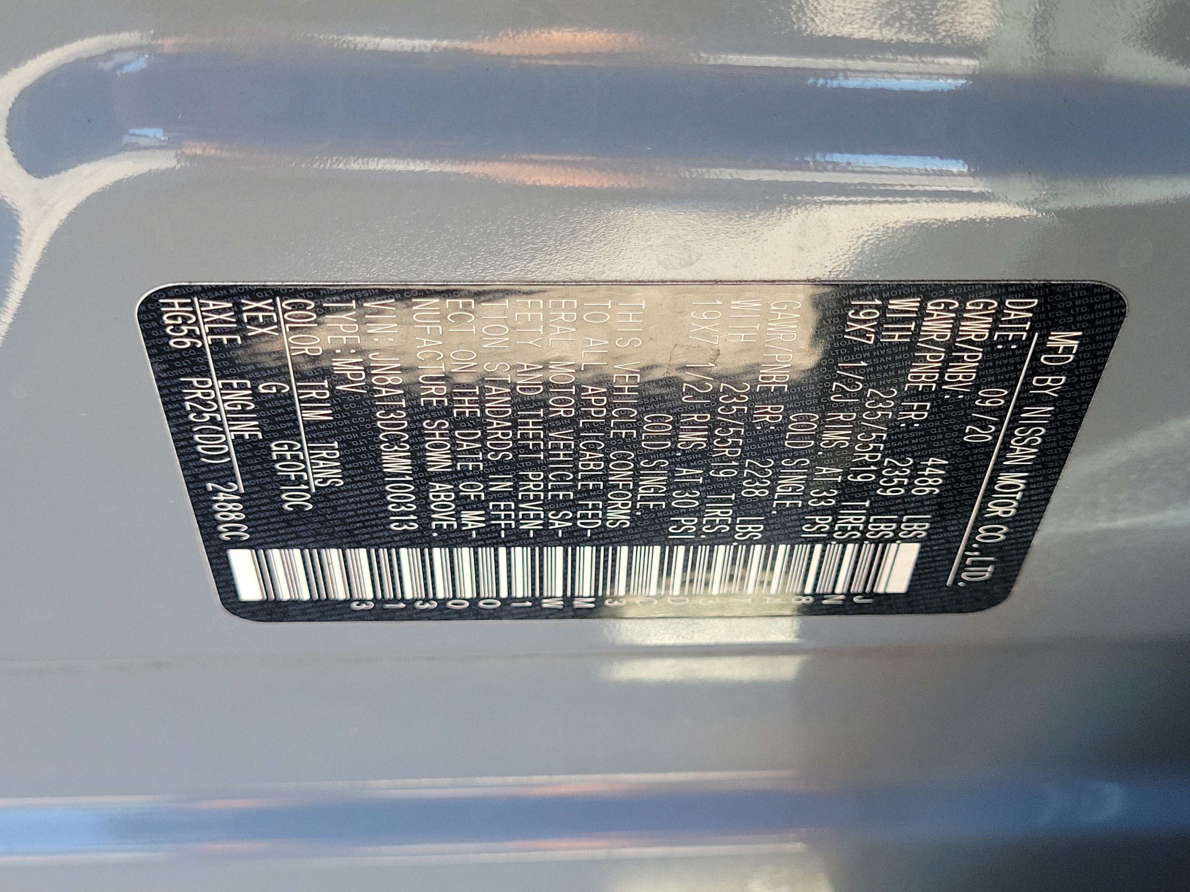 2021 Nissan Rogue Platinum