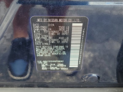2024 Nissan Armada Platinum
