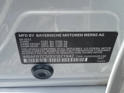 2013 BMW 5 Series 535i