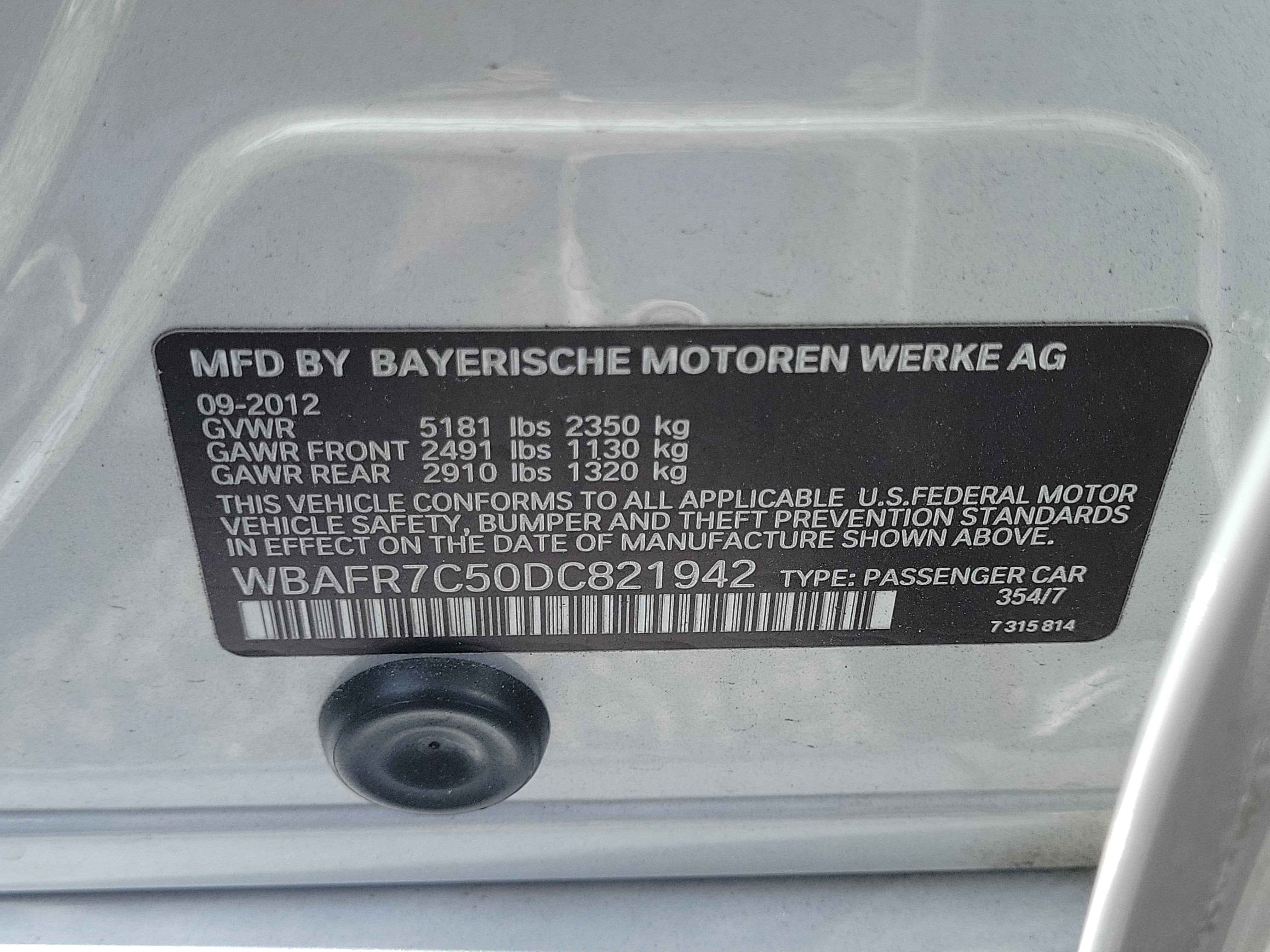 2013 BMW 5 Series 535i