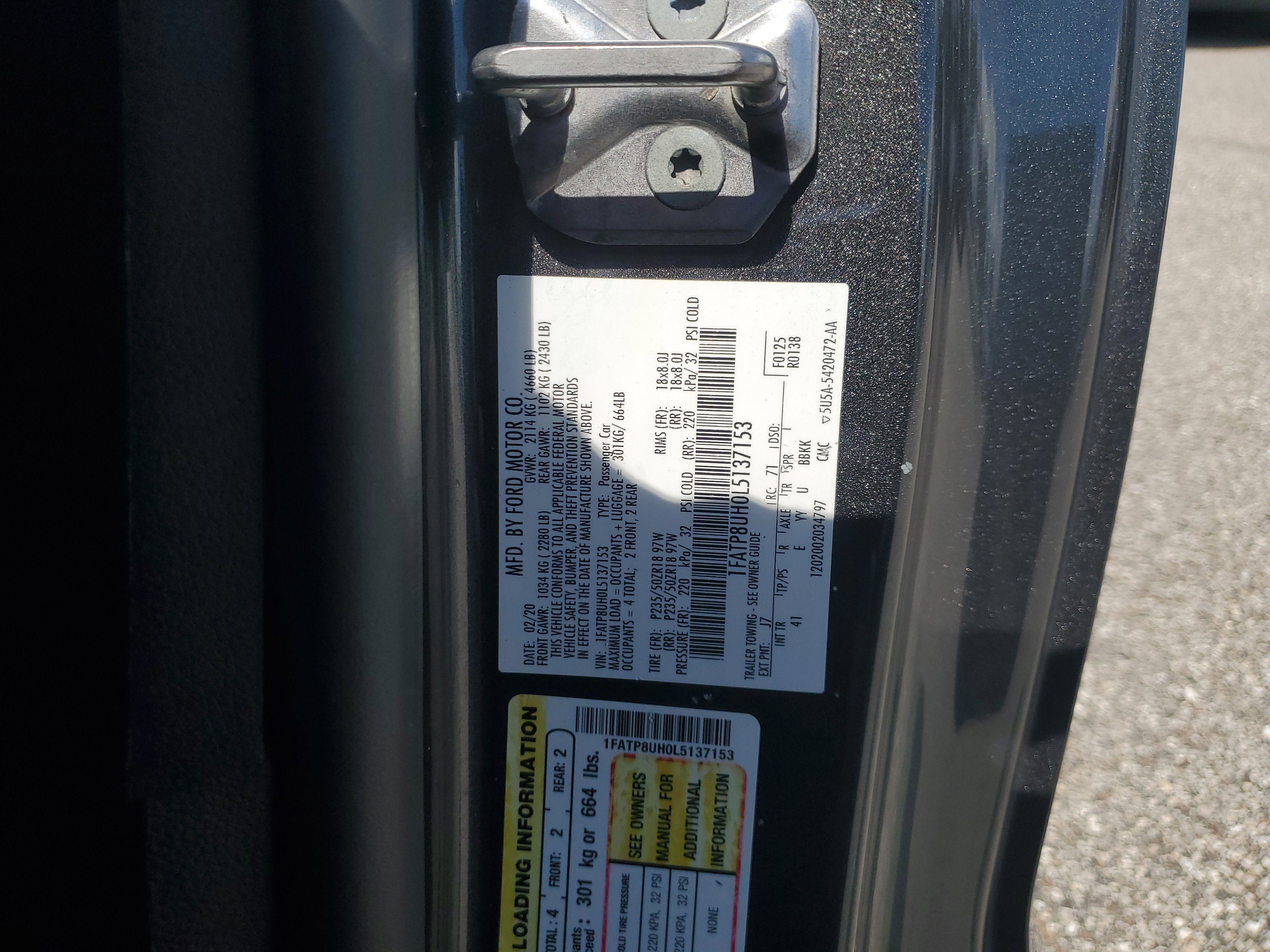 2020 Ford Mustang EcoBoost Premium